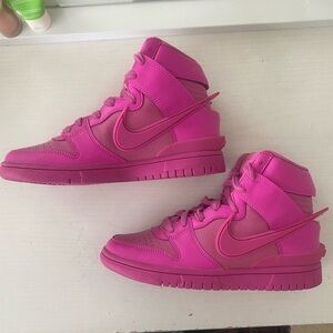 Pink Nike ambush dunks